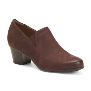 COBB HILL ROCKPORT Suede Winny Comfort Shootie Booties
